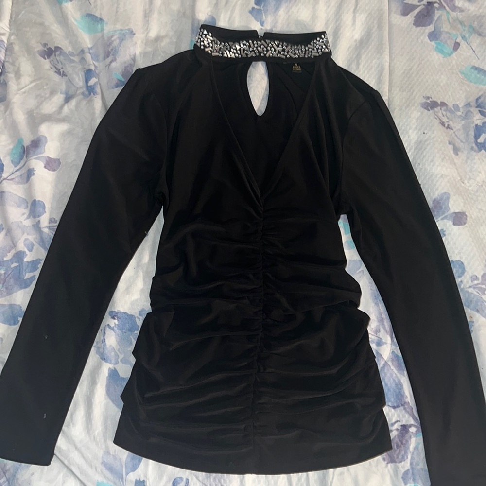 Fancy black dressing shirt